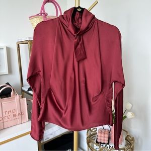 Zara marooning sleeve blouse